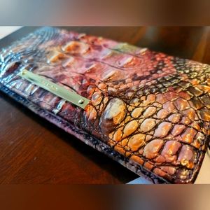 Brahmin Ady Wallet Rattlesnake Melbourne Genuine Leather